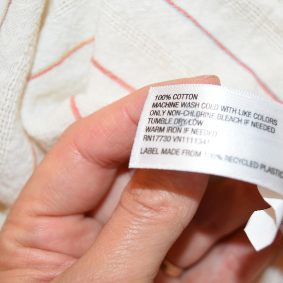 Merona Striped Tunic Button Top - Picture 6 of 6